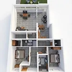 Appartement Luxus Terrassenappartement Berg&see 2 *