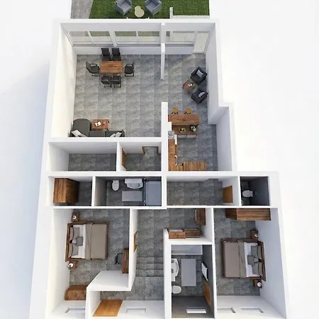 شقة Luxus Terrassenappartement Berg & 2 *